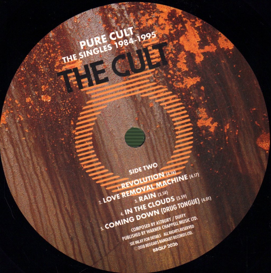 Cult - Pure Cult (Singles 1984 - 1995) - Double Lp