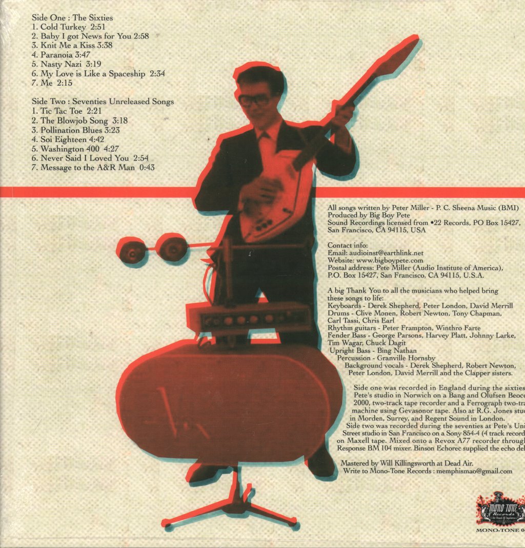 Big Boy Pete - Cosmic Genius Of Big Boy Pete 1965-1977 - Lp