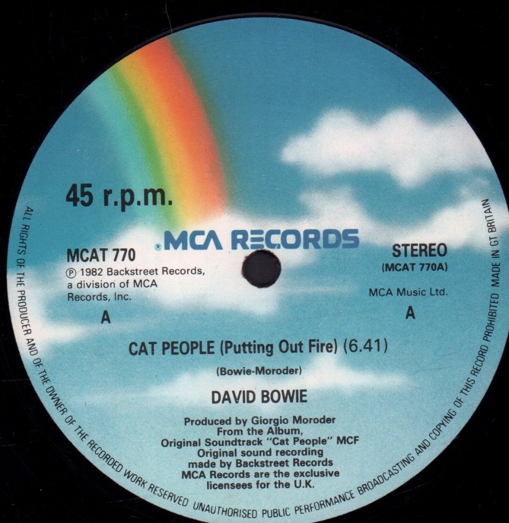 David Bowie - Cat People - 12 Inch