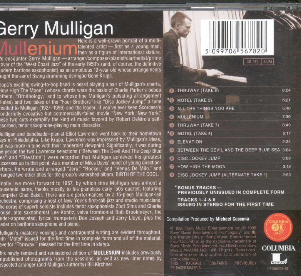 Gerry Mulligan - Mullenium - Cd