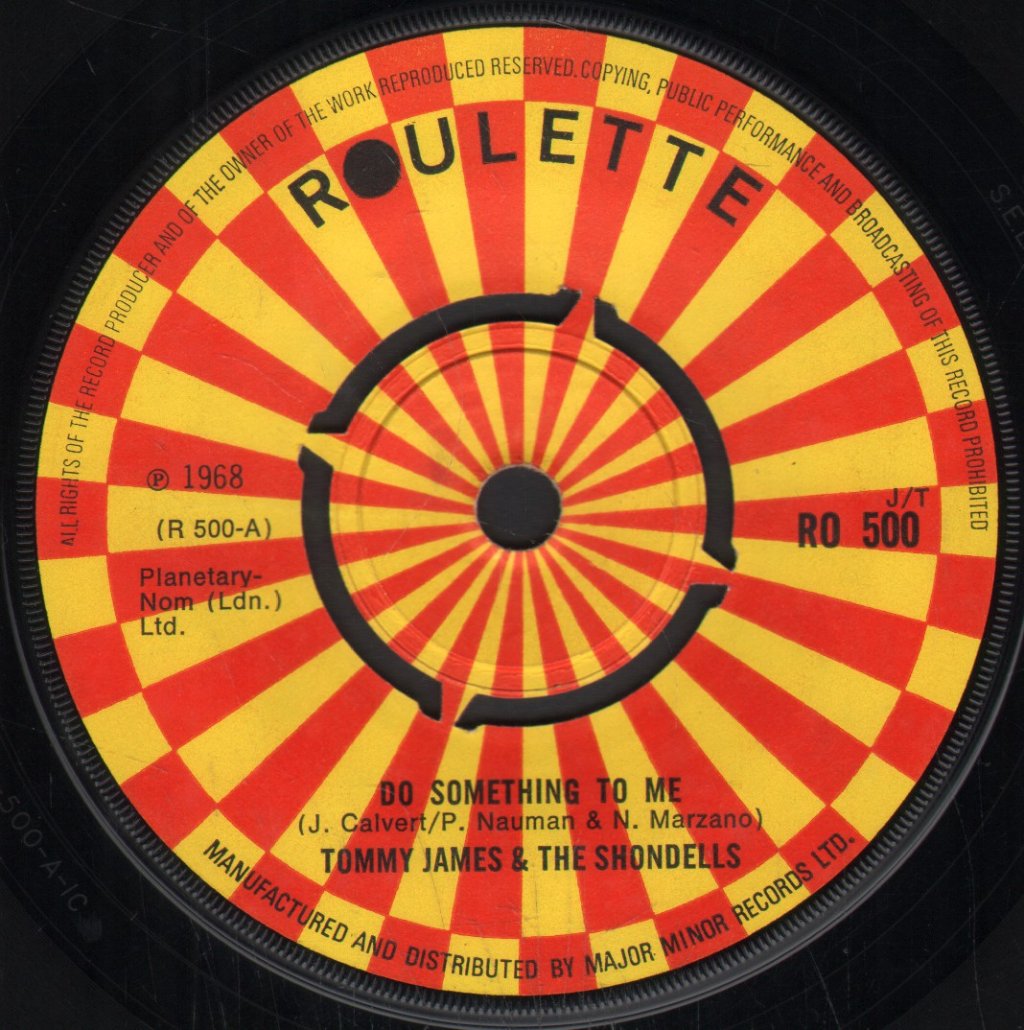 Tommy James And The Shondells - Do Something To Me - 7 Inch