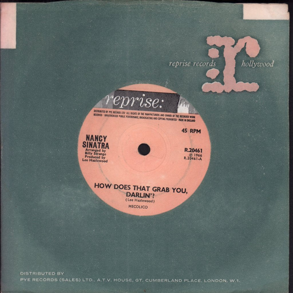 Nancy Sinatra - How Does That Grab You, Darlin' - 7 Inch