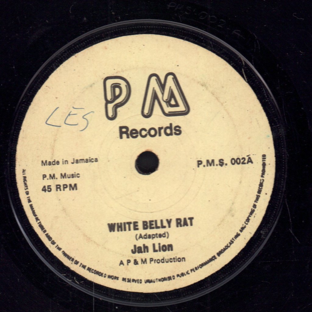 Jah Lion / Black Art - White Belly Rat / Vampire - 7 Inch