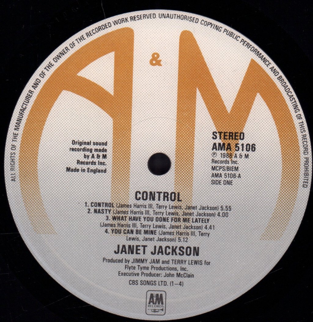 Janet Jackson - Control - Lp