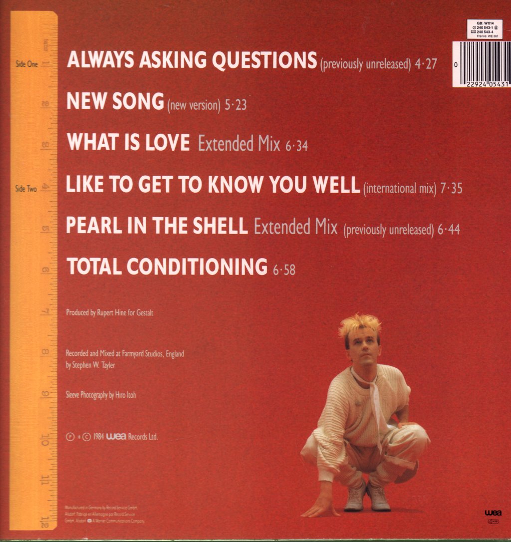 Howard Jones - 12" Album - Lp