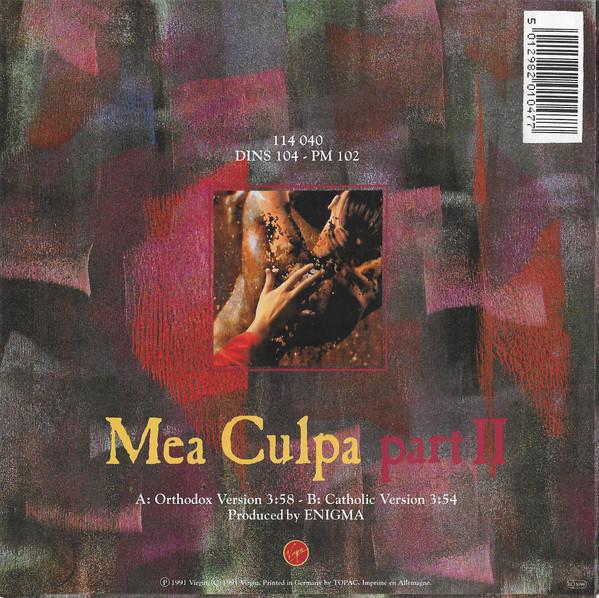 Enigma - Mea Culpa Part II - 7 Inch