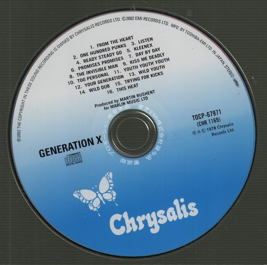 Generation X - Generation X - Cd