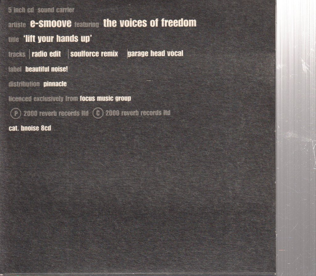 E-Smoove Featuring The Voices Of Freedom - Lift Your Hands Up - Cd
