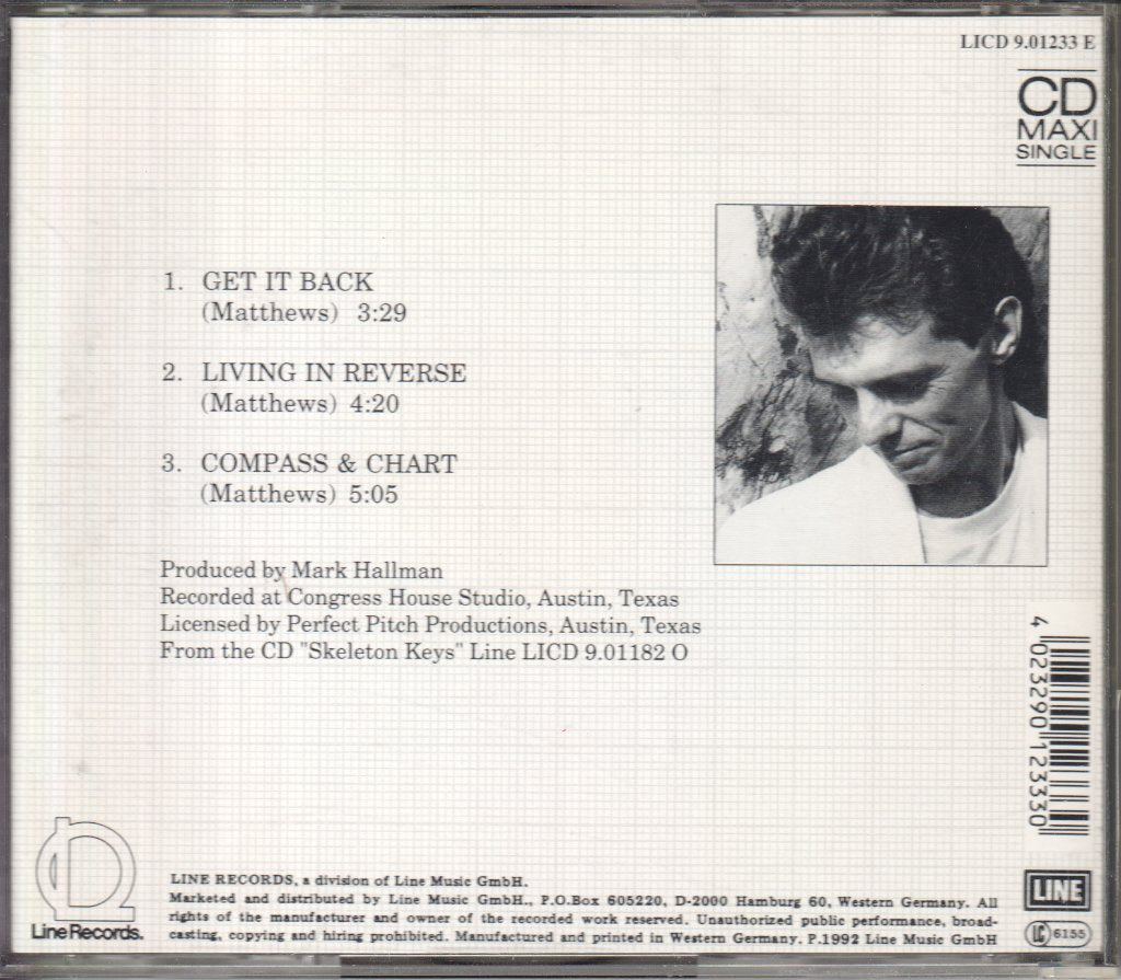 Iain Matthews - Get It Back - Cd