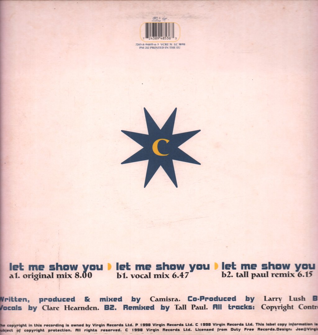 Camisra - Let Me Show You - 12 Inch