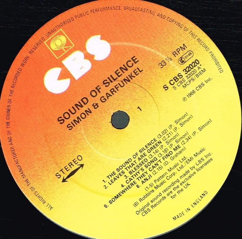 Simon And Garfunkel - Sounds Of Silence - Lp