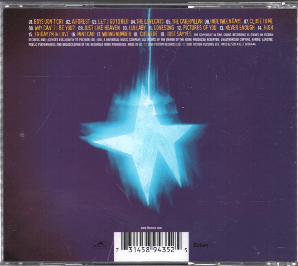 Cure - Greatest Hits - Cd
