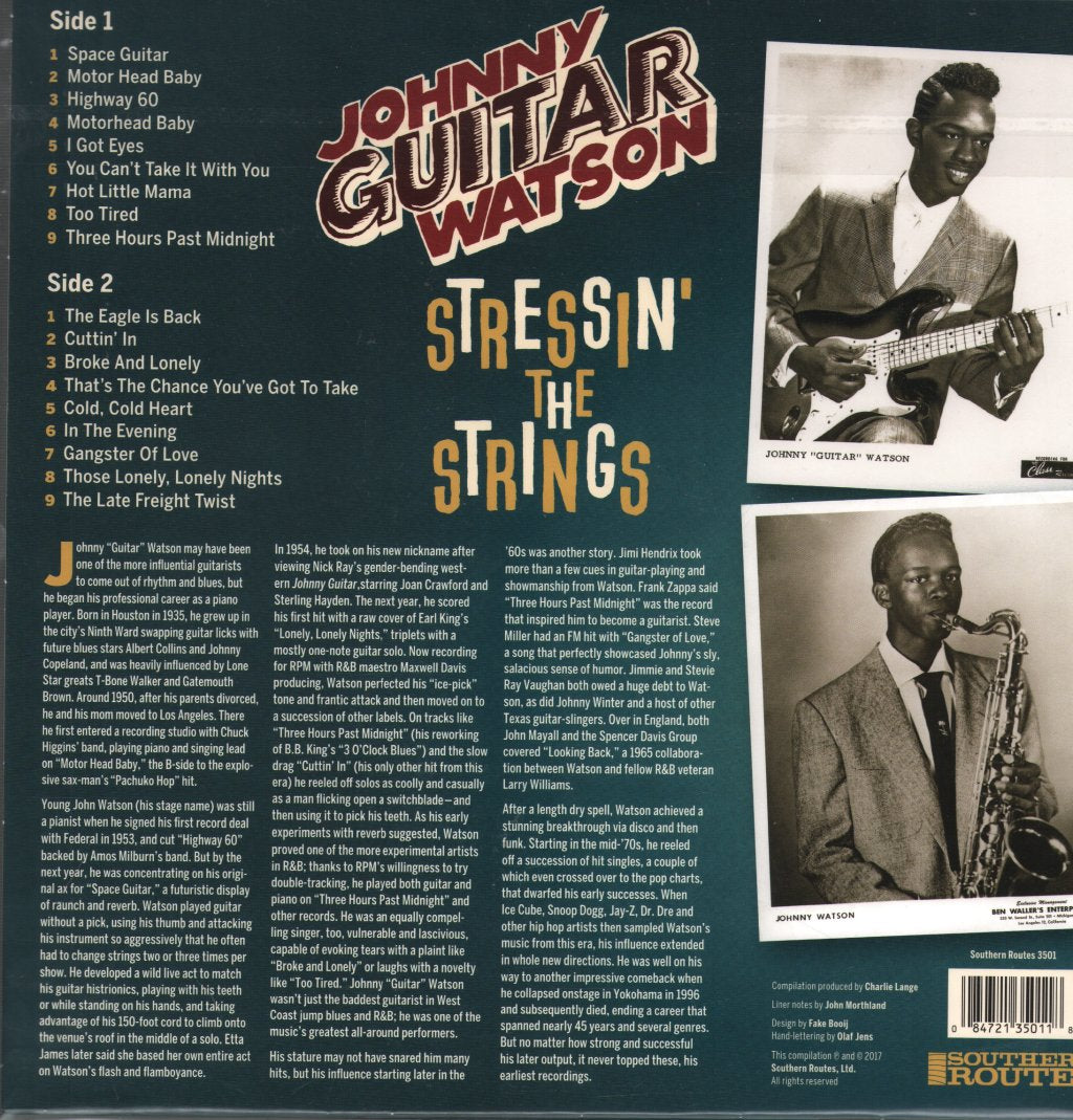 Johnny Guitar Watson - Stressin' The Strings - Lp