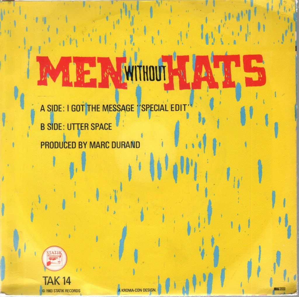 Men Without Hats - I Got The Message - 7 Inch