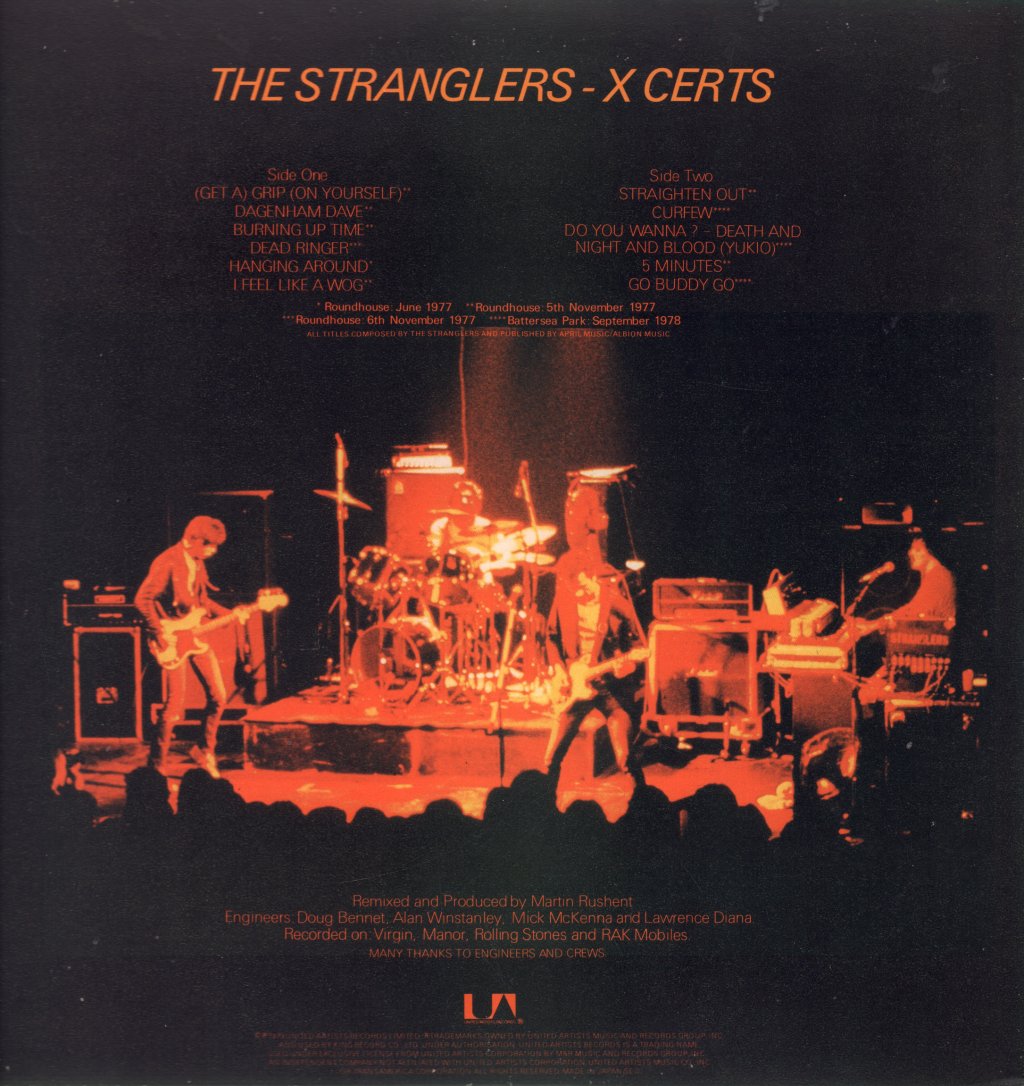 Stranglers - X Certs - Lp