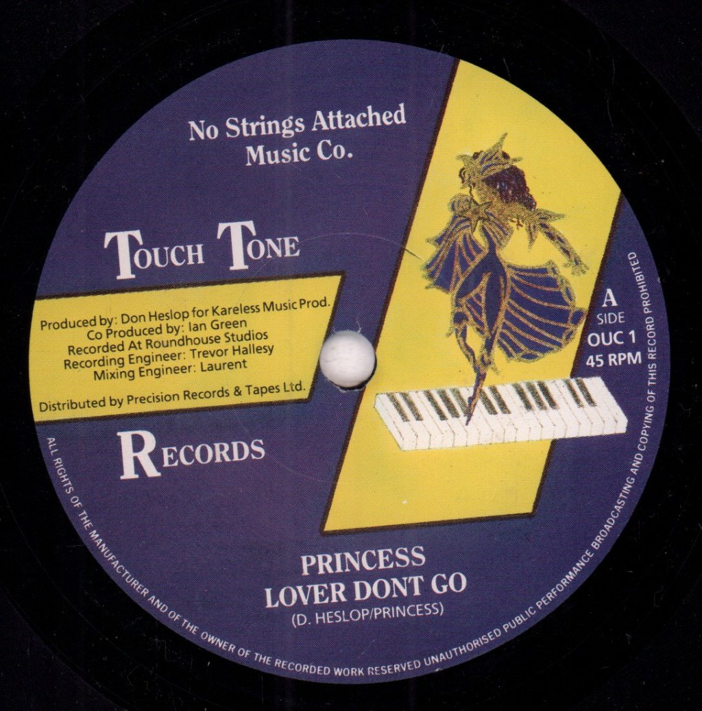 Princess - Lover Don't Go - 7 Inch