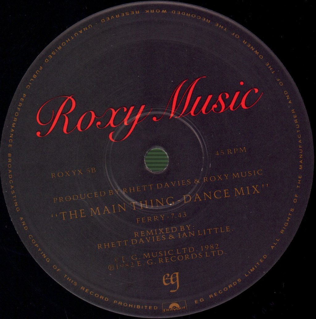 Roxy Music - Take A Chance With Me - 12 Inch