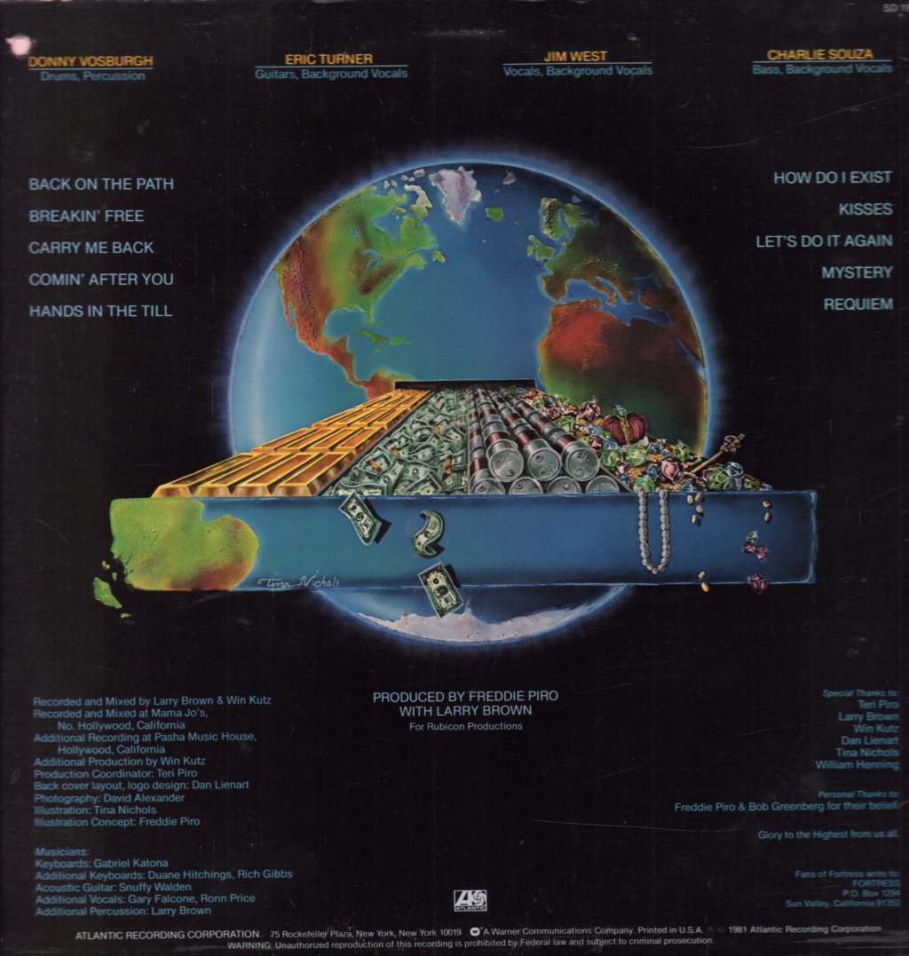 Fortress - Hands In The Till - Lp