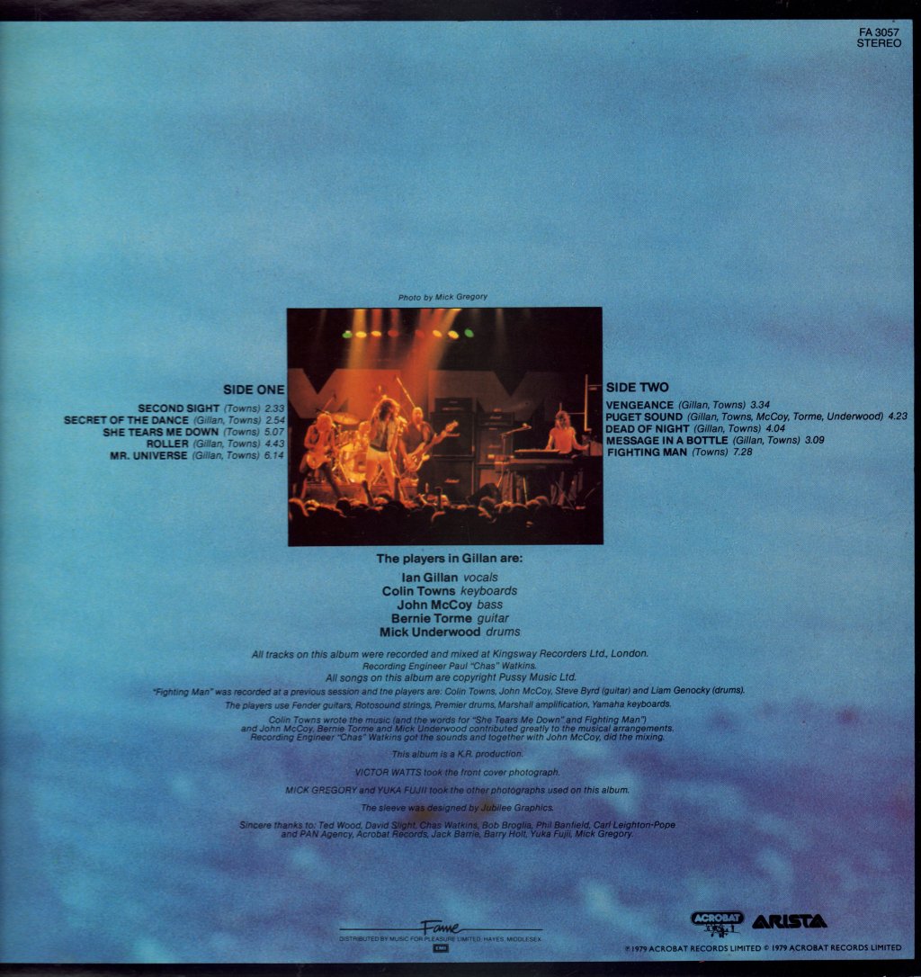 Gillan - Mr. Universe - Lp