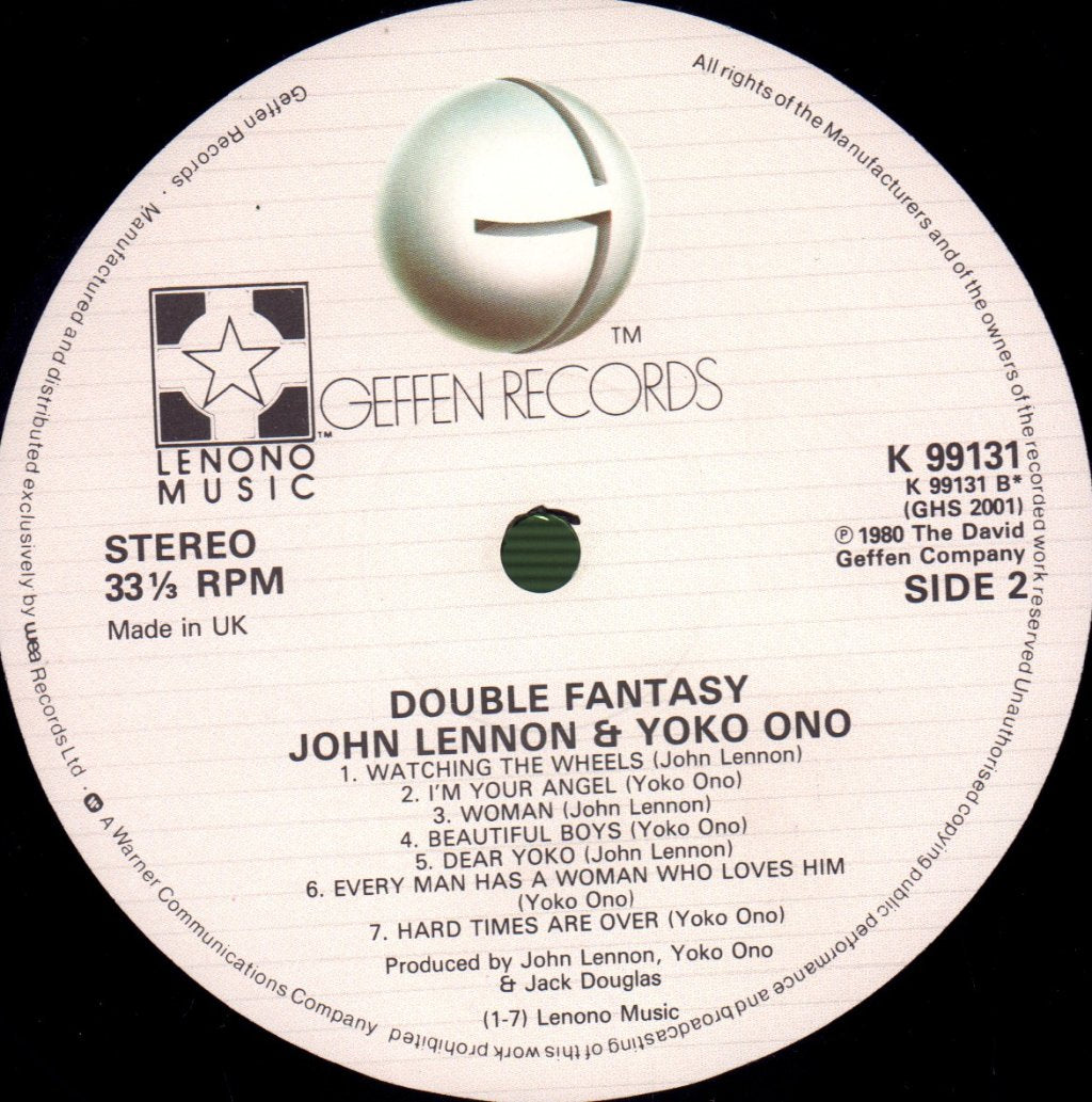 John Lennon And Yoko Ono - Double Fantasy - Lp