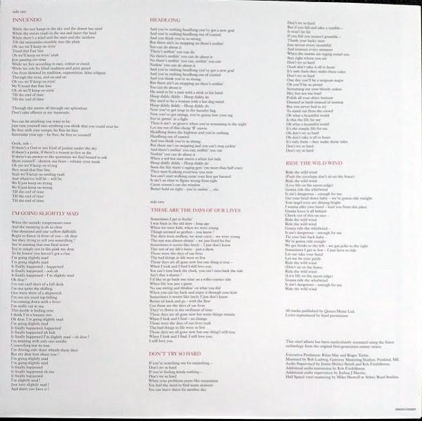 Queen - Innuendo - Double Lp