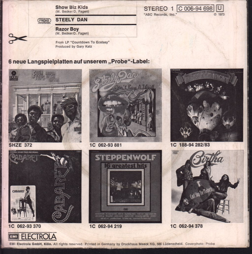 Steely Dan - Show Biz Kids - 7 Inch