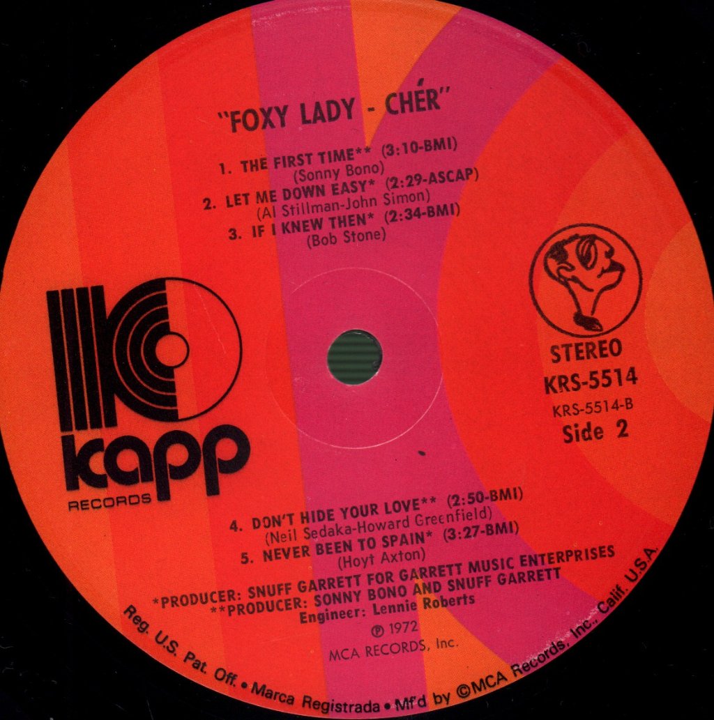Cher - Foxy Lady - Lp
