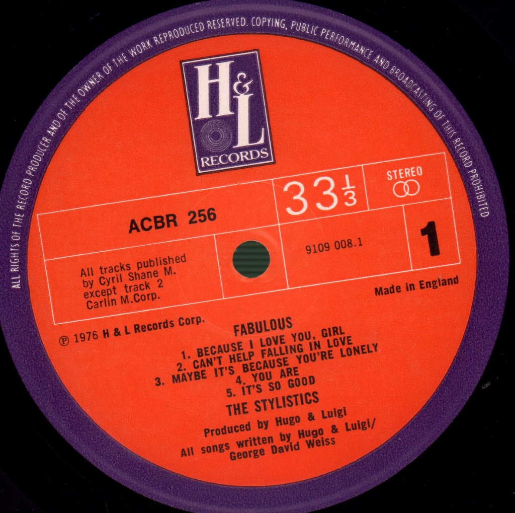Stylistics - Fabulous - Lp