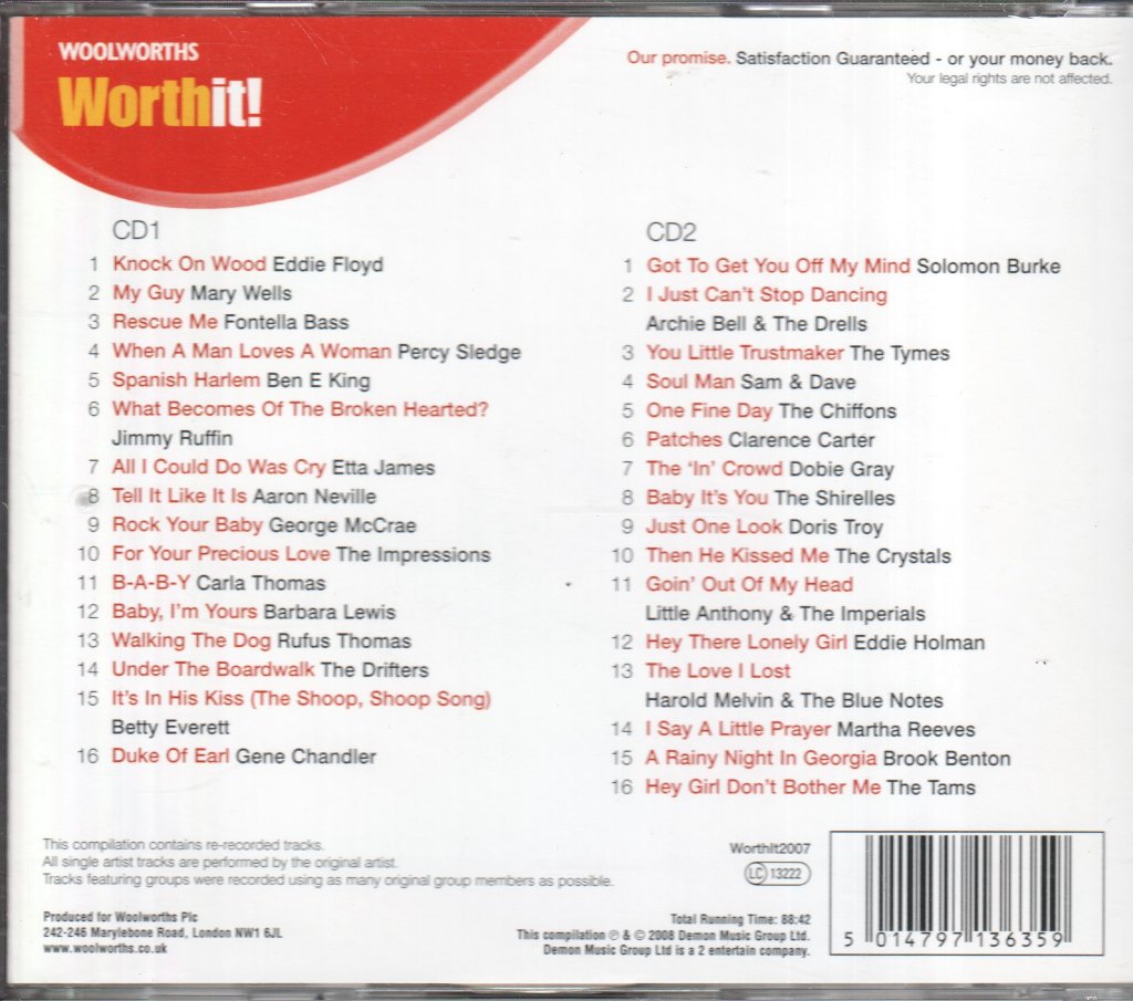 Various Artists - Soul Classics - Double Cd