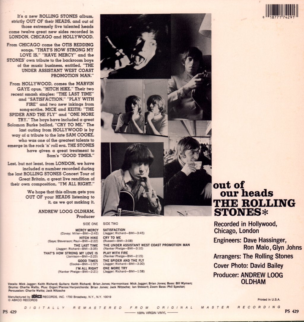 Rolling Stones - Out Of Our Heads - Lp