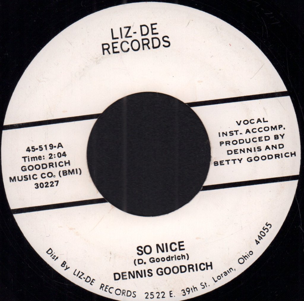Dennis Goodrich - So Nice - 7 Inch