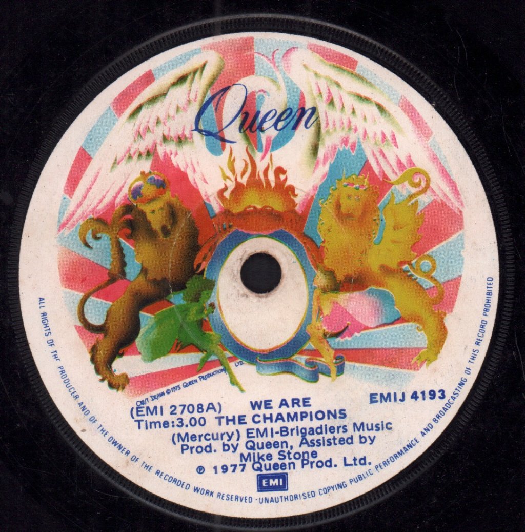 Queen - We Are the champions - 7 Inch