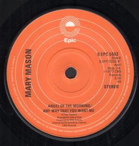 Mary Mason - Angel Of The Morning - 7 Inch