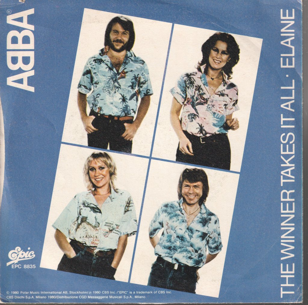 ABBA - Winner Takes It All / Elaine - 7 Inch