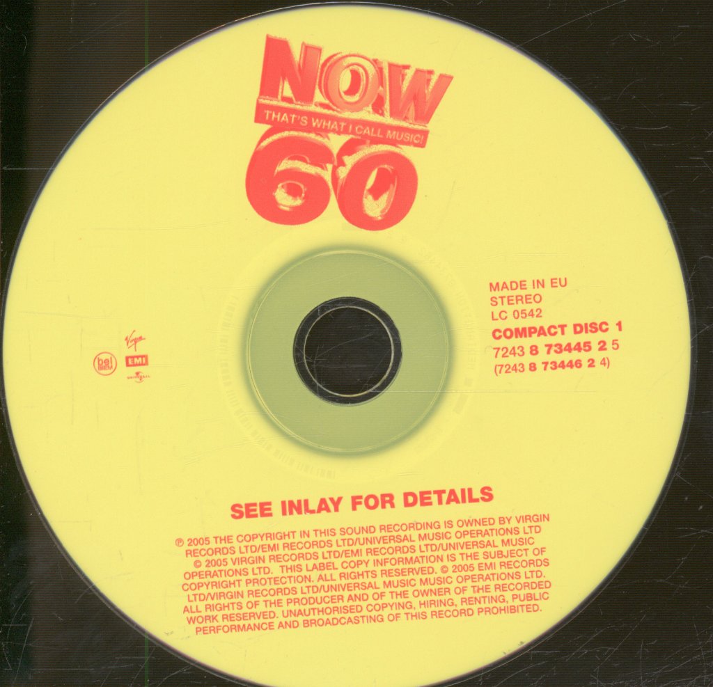 Various Artists - Now That's What I Call Music! 60 - Double Cd