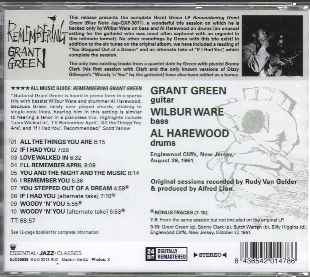 Grant Green - Remembering - Cd