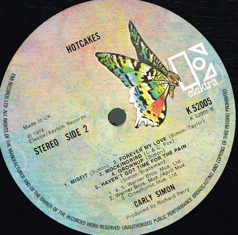 Carly Simon - Hotcakes - Lp