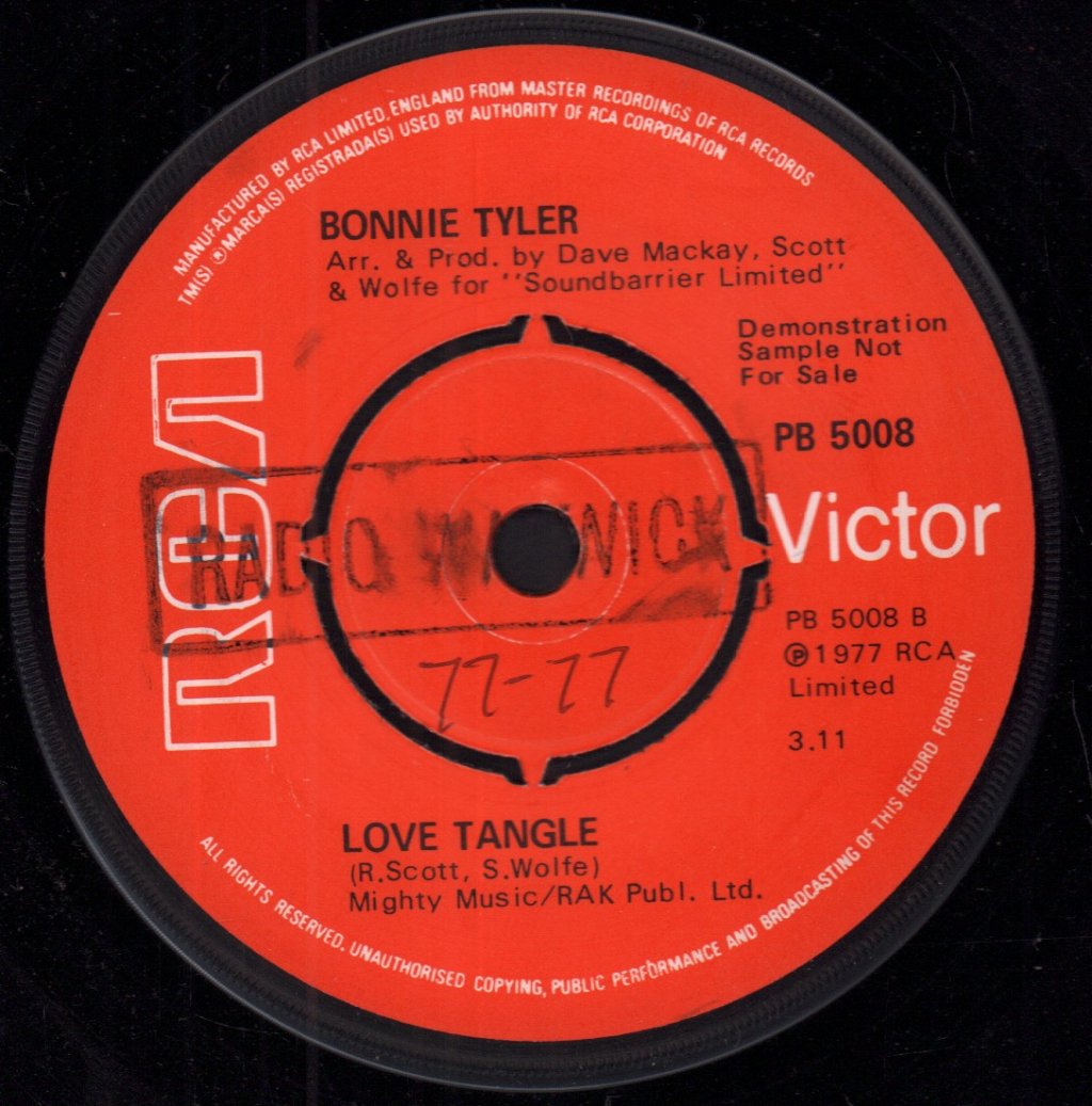 Bonnie Tyler - More Than A Lover - 7 Inch