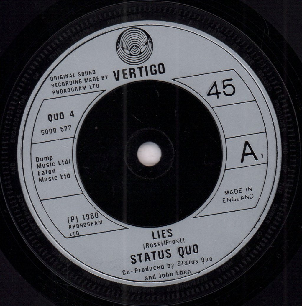 Status Quo - Lies - 7 Inch