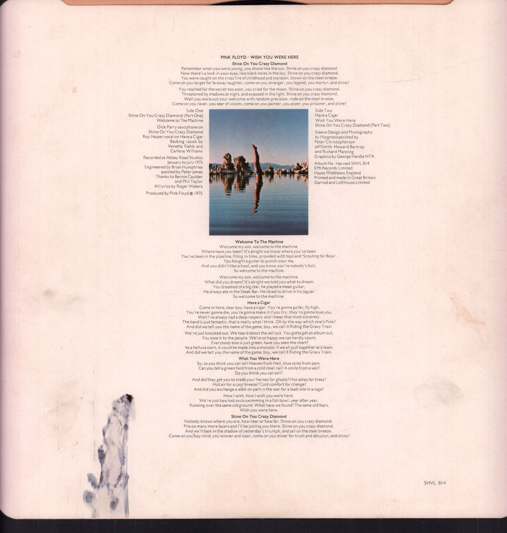 Pink Floyd - Wish You Were Here - Lp