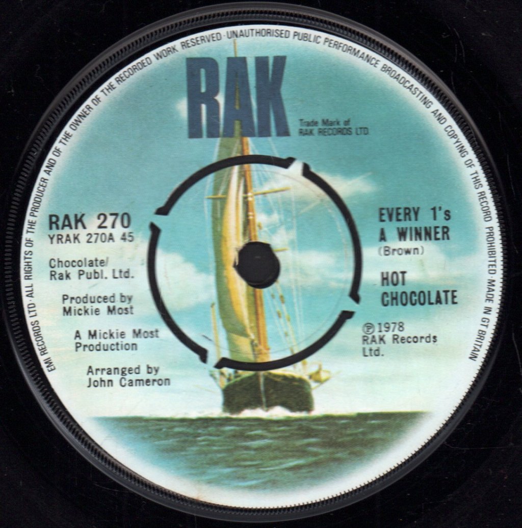 Hot Chocolate - Every 1'S A Winner - 7 Inch
