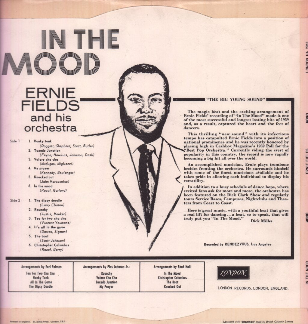 Ernie Field's Orchestra - In The Mood - Lp