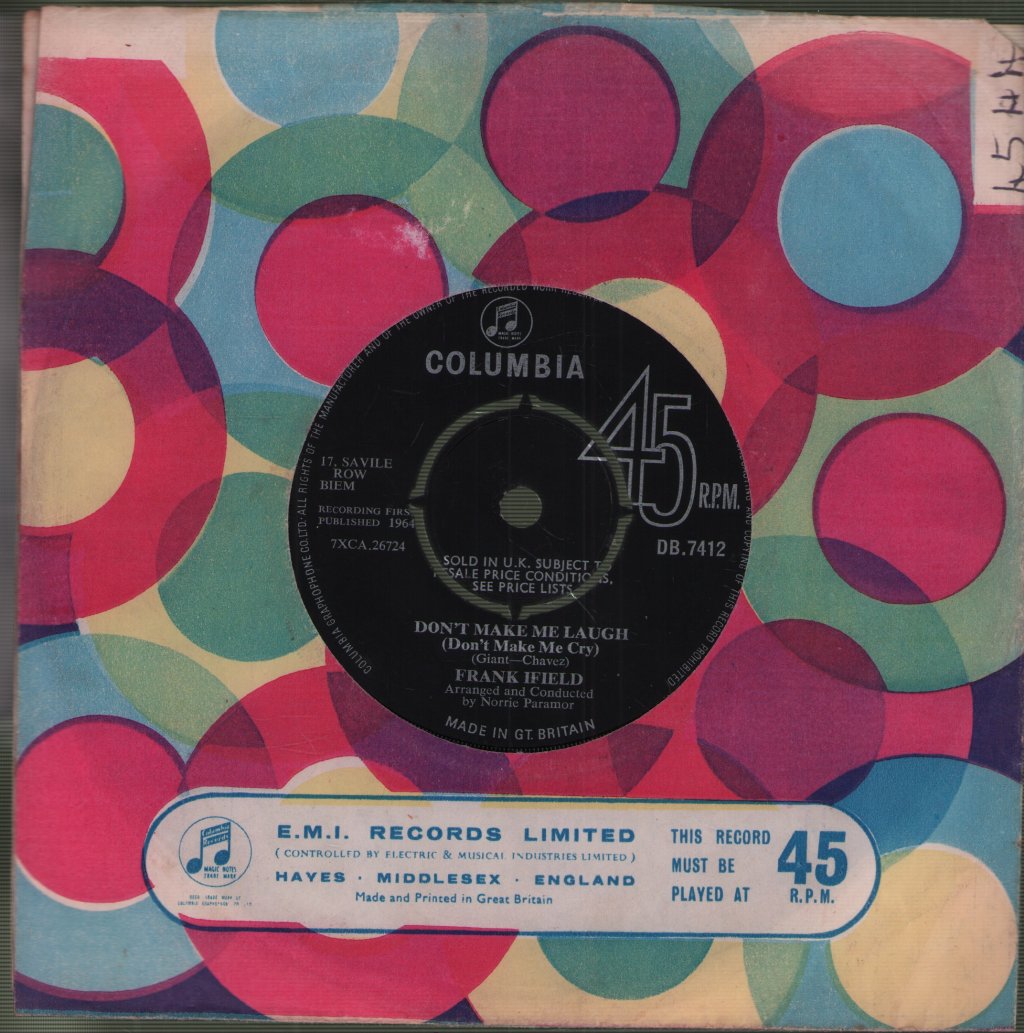 Frank Ifield - Don't Make Me Laugh - 7 Inch