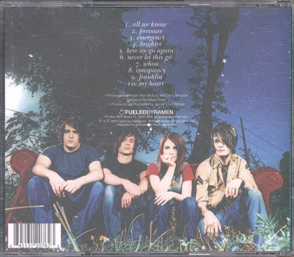 Paramore - All We Know Is Falling - Cd