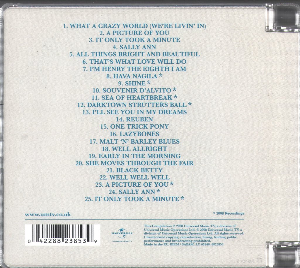 Joe Brown - Very Best Of: 50Th Anniversary - Cd