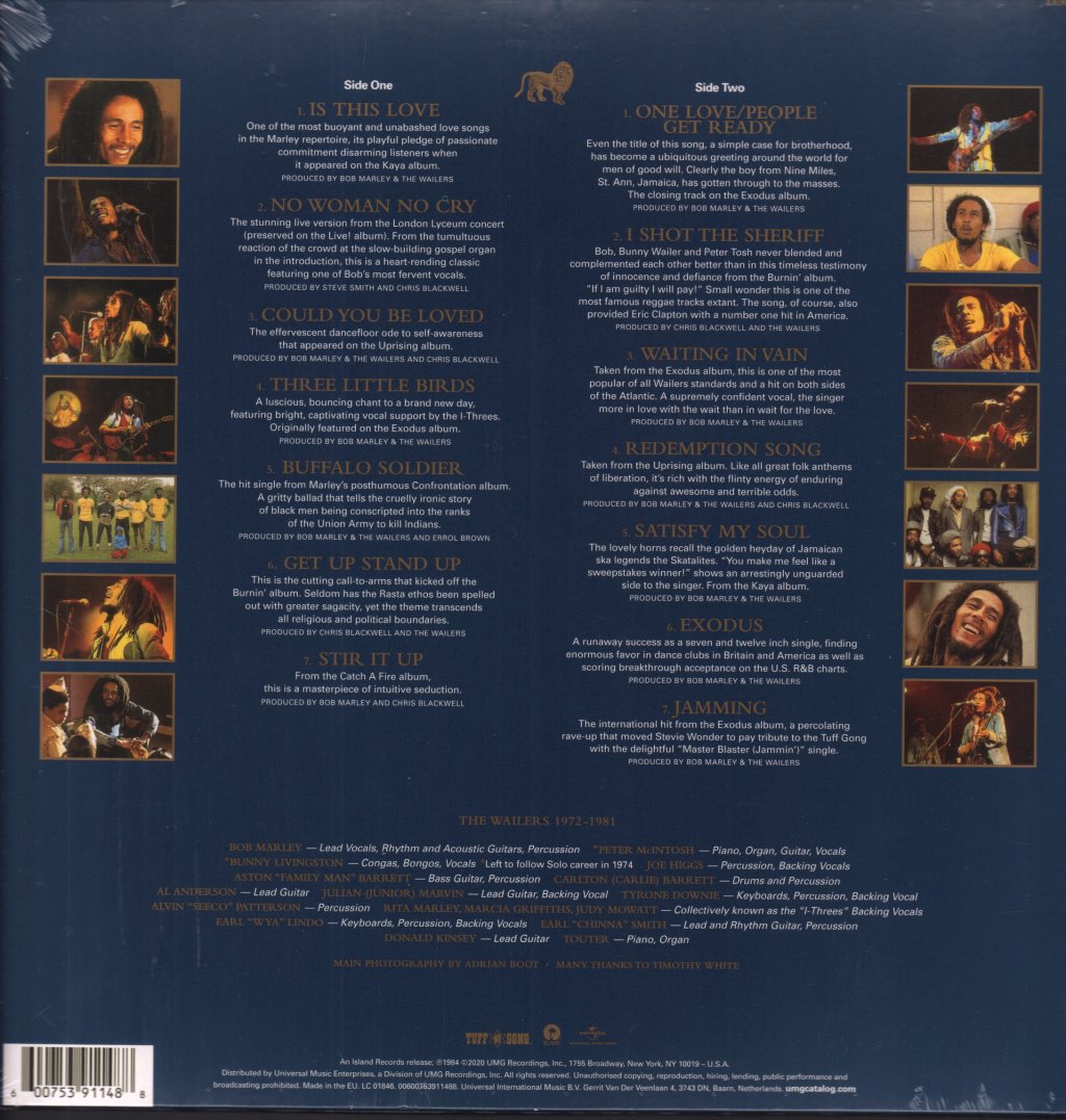 Bob Marley And The Wailers - Legend - Lp