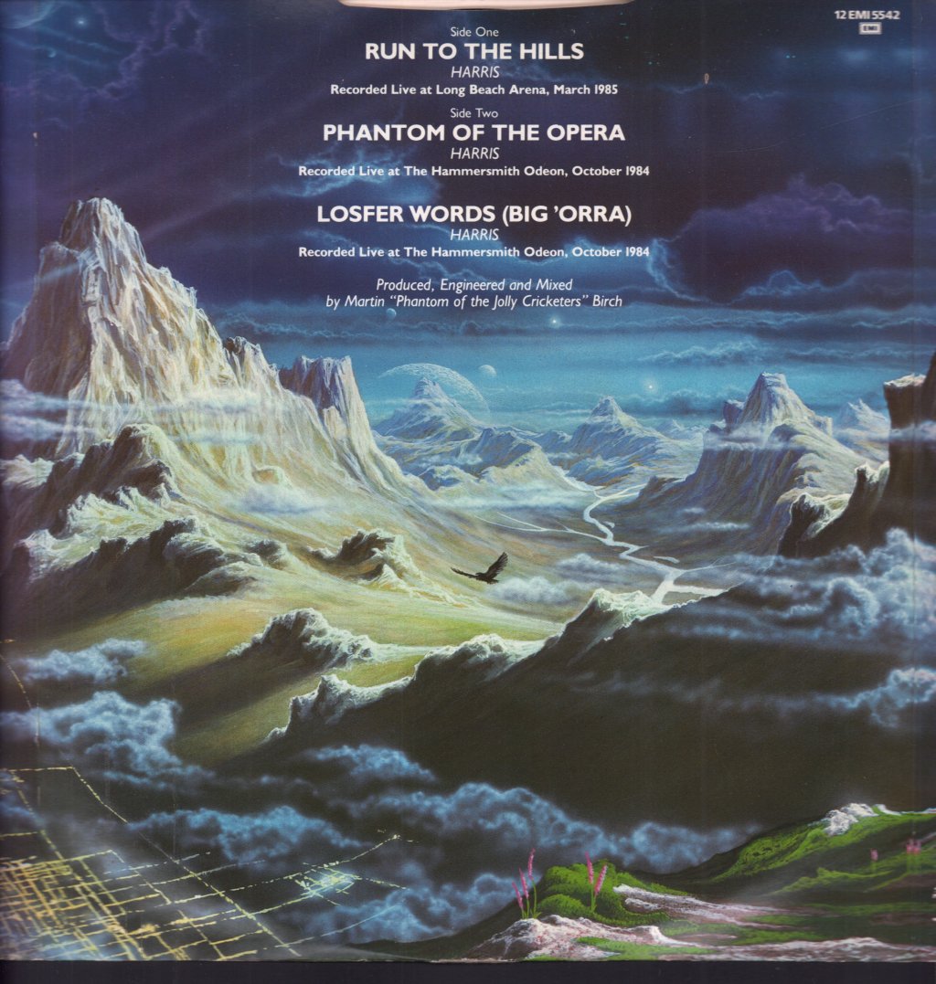 Iron Maiden - Run To The Hills - 12 Inch