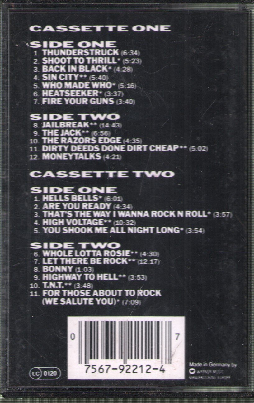 AC/DC - Live - Cassette
