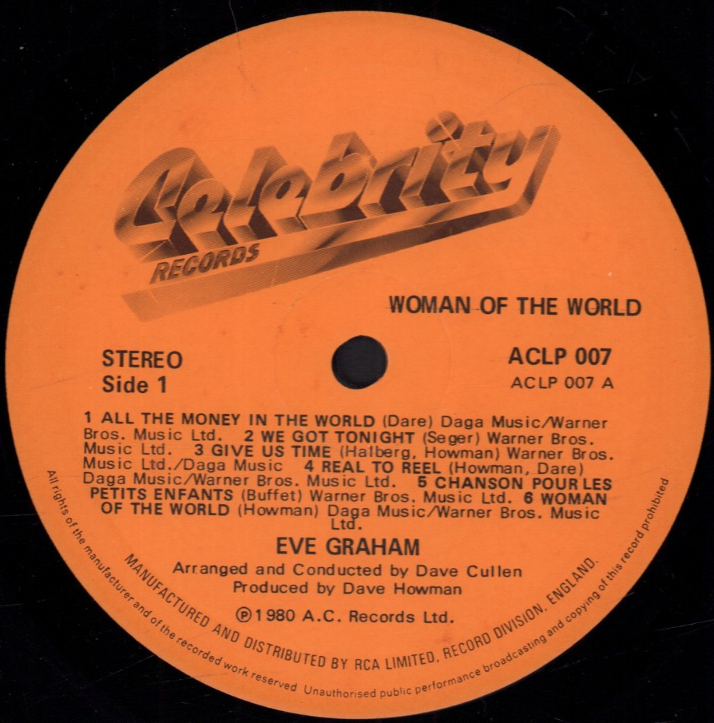 Eve Graham - Woman Of The World - Lp