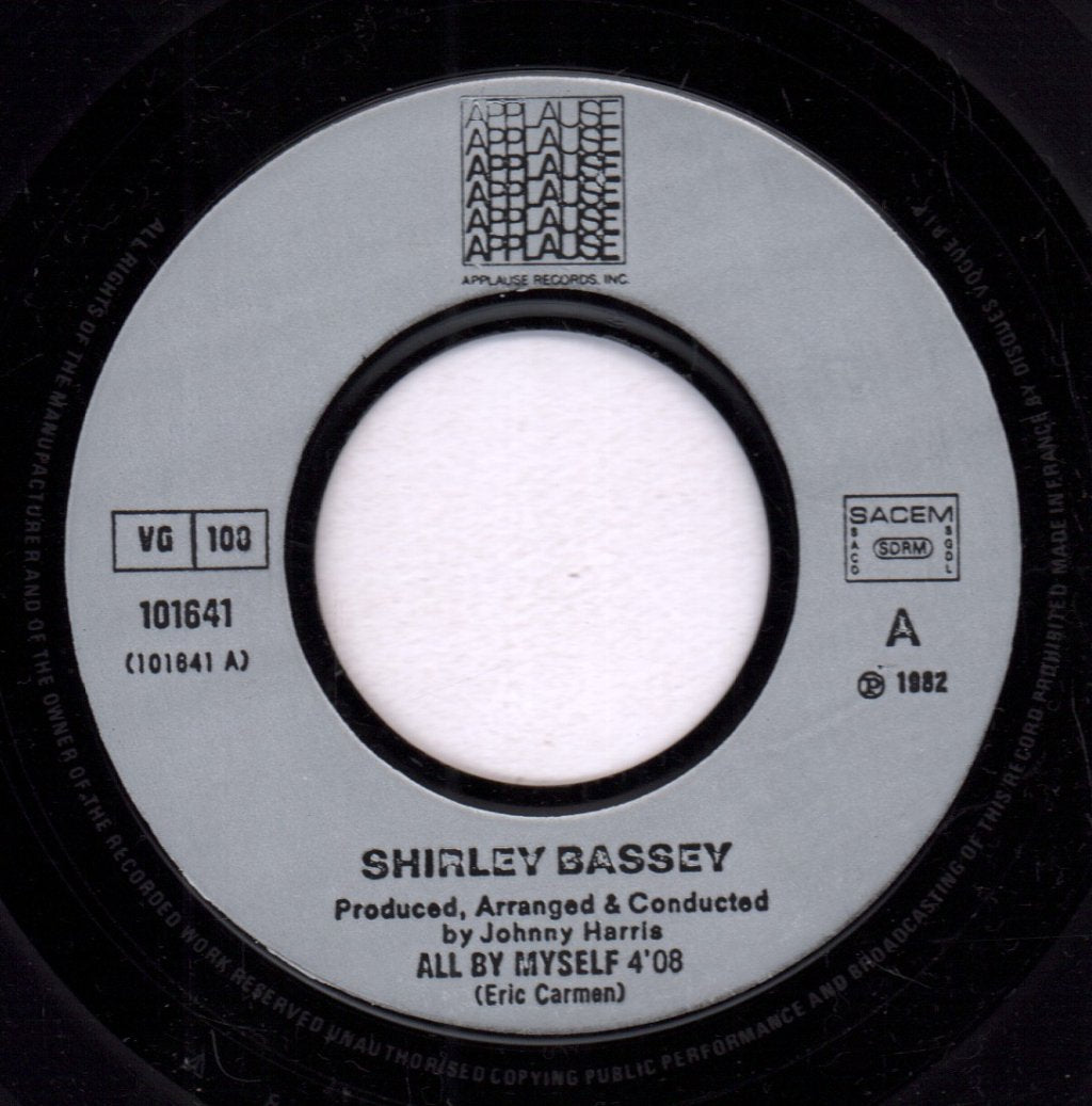 Shirley Bassey - All By Myself - 7 Inch